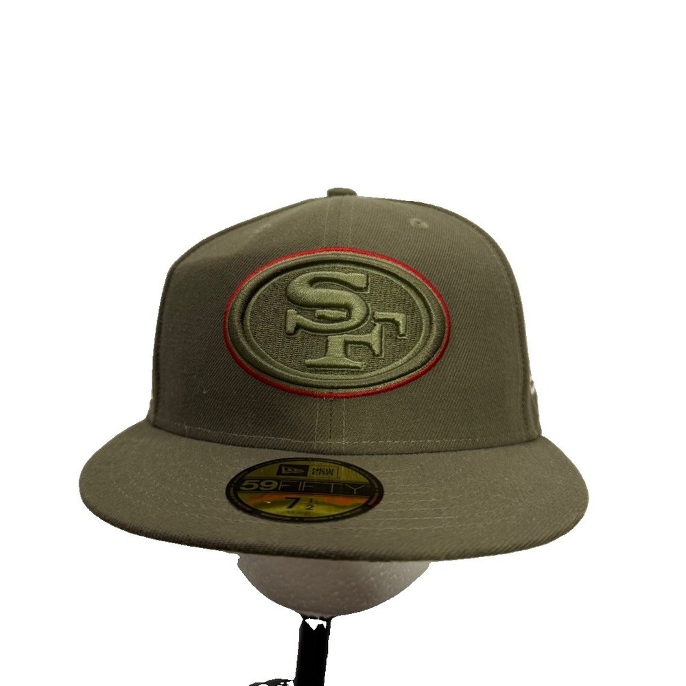 San Francisco 49ers Hat Salute To Service Camo 7 1/2 Fitted NFL New Era NWT